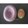 Stampino in silicone per fimo " CAMMEO ROSA" 18X13mm