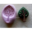 Stampino in silicone per fimo " L'ALBERO "circa 3,8cm