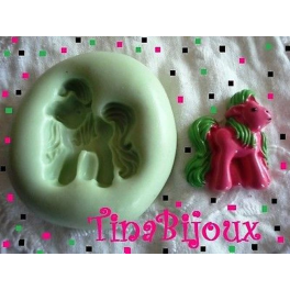 Stampino in silicone per fimo" PONY"