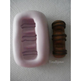 Stampino in silicone per fimo"CIOCCOLATA DUPLO " 29mm