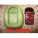 Stampino in silicone per fimo"CIOCCOLATA KITKAT" 32mm