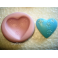 STAMPINO in SILICONE "CUORE con FIORI" 3,3cm per FIMO/PASTA DI ZUCCHERO ALTRO