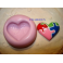 STAMPINO SILICONE " CUORE PUZLE" PER Fimo Pasta Di zucchero 2,5cm