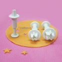 SET STAMPO AD ESPULSIONE 3PZ. "STELLA STELLINA" PER FIMO PASTA DI ZUCCHERO