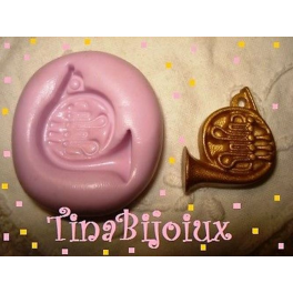 Stampino in silicone per fimo" BASSO TUBA"