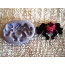 STAMPINO IN SILICONE " IL RAGNO HALLOWEEN SHOP" PER FIMO PASTA DI ZUCCHERO ALTRO