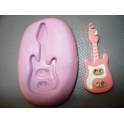 Stampino in silicone per fimo" CHITARRA ELETTRICA"( 2)