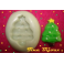 STAMPO SILICONE "ALBERO DI NATALE ( 1)" da 2,6cm per FIMO GESSO PASTA DI ZUCCHERO