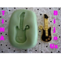 Stampino in silicone per fimo" CHITARRA ELETTRICA ( 2)"