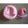 STAMPINO SILICONE"CAPPELLO STREGA CON RAGNO HALLOWEEN"PER FIMO PASTA DI ZUCCHERO