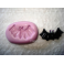 STAMPINO IN SILICONE "PIPISTRELLO BAT ( 2)" HALLOWEEN 30mmX24mm PER FIMO PASTA DI ZUCCHERO ALTRO