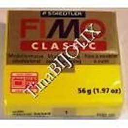 FIMO CLASSIC- N.1 panetto da 56 GR-Colore N.1 "GIALLO/YELLOW"