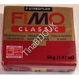 FIMO CLASSIC- panetto da 56 GR-Colore N.23 "BORDEAUX"