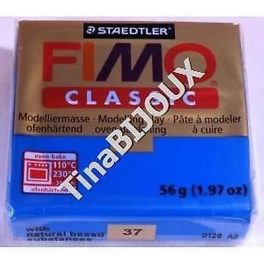 FIMO CLASSIC- panetto da 56 GR-Colore N.37 "BLEU" FIMO CLASSIC- panetto da 56 GR-Colore N.37 "BLEU"