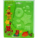 N.1 STAMPO PUSH MOLDS MAKINS- DECORI NATALE ( 1)