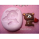 Stampino in silicone per fimo" ORSO CON CUORICINO"