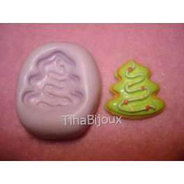 STAMPINO SILICONE "ALBERO DI NATALE CON LUCI" 2,2cm per FIMO PASTA DI ZUCCHERO STAMPINO SILICONE "ALBERO DI NATALE CON LUCI" 2,2cm per FIMO PASTA DI ZUCCHERO