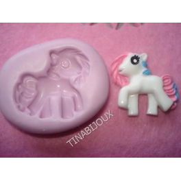 Stampino in silicone per fimo" LITTEL PONY"