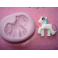 Stampino in silicone per fimo" LITTEL PONY"