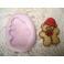 STAMPINO IN SILICONE "ORSETTO DI MARZAPANE" 2,5cm" per FIMO PASTA DI ZUCCHERO
