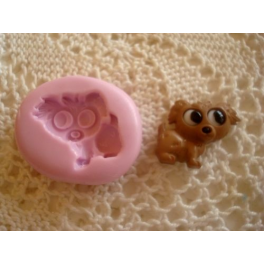 STAMPINO SILICONE "CANE CAGNOLINO (4)"per FIMO GESSO PASTA di Zucchero da 2,3cm STAMPINO SILICONE "CANE CAGNOLINO (4)"per FIMO GESSO PASTA di Zucchero da 2,3cm