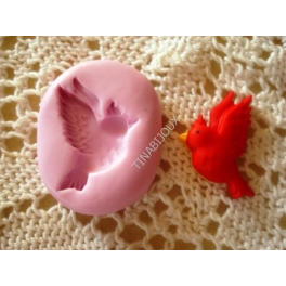 STAMPINO SILICONE "UCCELLINO ROSSO"per FIMO GESSO PASTA di Zucchero da 2,5cm STAMPINO SILICONE "UCCELLINO ROSSO"per FIMO GESSO PASTA di Zucchero da 2,5cm