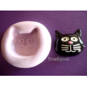 STAMPO SILICONE "GATTO BIRICHINO"PER FIMO/PASTA DI ZUCCHERO 2,4cm