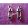 N.10 PZ CHARMS/CIONDOLI "SPILLA BALIA SPILLETTA "ARG.TIBETANO 19x7mm