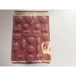STAMPINO IN SILICONE" BIMBO NEONATO"4,6cm per FIMO GESSO PASTA DI ZUCCHERO STAMPINO IN SILICONE" BIMBO NEONATO"4,6cm per FIMO GESSO PASTA DI ZUCCHERO