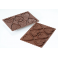 STAMPO SILICONE COOKIE HEART CUORI whinter GUFI/GINGER/ CUOPRI - SILIKOMART PER CIOCCOLATO E GESSO