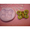 STAMPO in silicone " FARFALLA MAXI" 4cm FIMO GESSO BOMBONIERA ALTRO