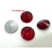 RIVOLI GLASS CRYSTAL 14MM COLOR RED/ROSSO