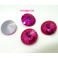 RIVOLI GLASS CRYSTAL 14MM COLOR FUCSIA