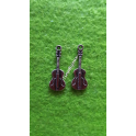 N.5 CHARMS/CIONDOLI "CHITARRA" ARGENTO TIBETANO da 2,8cm