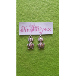 N.1 CHARMS/CIONDOLO "GATTO GATTINO" da 2cm ARGENTO TIBETANO N.1 CHARMS/CIONDOLO "GATTO GATTINO" da 2cm ARGENTO TIBETANO