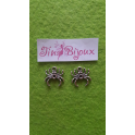 N.6 Gothic Charms Ciondolo"RAGNO" da 1,8cm ARGENTO TIBETANO