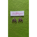 N.8 PZ CHARMS/CIONDOLI "FATA FATINA TRILLY " ARG.TIBETANO 25mm