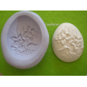 STAMPO SILICONE "UOVO DI PASQUA Cod.1"da 5,7cm per GESSO FIMO SEGNAPOSTO