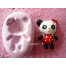 STAMPINO ARTIGIANALE in silicone " ORSETTA KAWAI" per FIMO PORCELLA FREDDA ALTRO