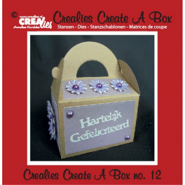 FUSTELLA CREALIES CREATE A BOX 12 BOX WITH HANDLE 