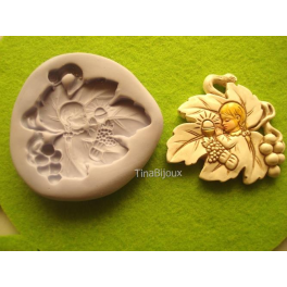 STAMPO SILICONE "FOGLIA DI VITE BAMBINA COMUNIONE" 5cm per GESSO FIMO SEGNAPOSTO STAMPO SILICONE "FOGLIA DI VITE BAMBINA COMUNIONE" 5cm per GESSO FIMO SEGNAPOSTO