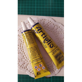 COLLA ARTIGLIO trasparente da 25 ml PER feltro gesso metallo cuoio ceramica legno plastica etc