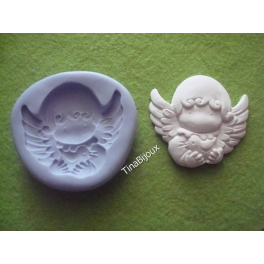 STAMPO artigianale in SILICONE atossico "ANGELLO CON UCCELLINO" GESSO FIMO BOMBONIERA SEGNAPOSTO STAMPO artigianale in SILICONE atossico "ANGELLO CON UCCELLINO" GESSO FIMO BOMBONIERA SEGNAPOSTO