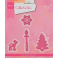 FUSTELLA CUT DIE MARIANNE CHRISTMAS VILLAGE DECORATION SET