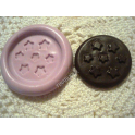 Stampino in silicone per fimo" PAN DI STELLE ( 1)"2,4cm