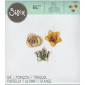 FUSTELLA SIZZIX BIGZ DIE 3 FLOWERS, 3-D 657822