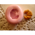 Stampino in silicone per fimo" CROISSAN CORNETTO" da 1,6cm