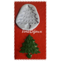 STAMPO SILICONE "ALBERO PINO NATALE" 5,5cm per FIMO e Paste modellabili