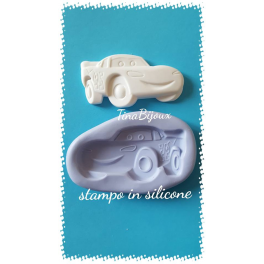 Stampo in silicone "MACCHINA COD 1" per GESSO FIMO BOMBONIERE SEGNAPOSTO