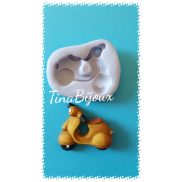 STAMPINO IN SILICONE" BIMBO NEONATO"4,6cm per FIMO GESSO PASTA DI ZUCCHERO